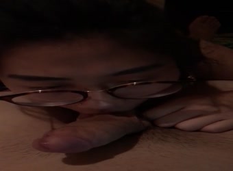 Nerdy Asian Sucking Dick And Balls