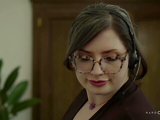 Sexy Fatty Eagerly Releases Her Coworkers’ Sexual Tension Through Her Ample Curves