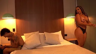 Skinny Tattooed Stepson Ends Up Fucking His Stepmother When They Share A Bed