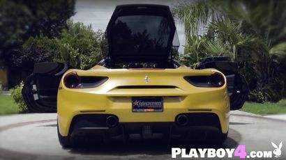 Ferrari 488 An Four Hottie Babes Together