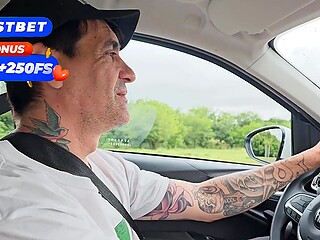 KeilaBassi Relishes In Her Brother’s Erection In The Car, Resulting In A Climactic Cumshot Conclusion For Her Mouth