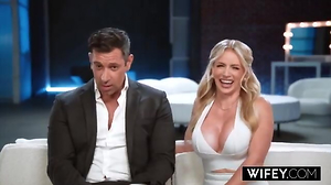 WIFEY Bride Danielle Renae Gets Opened Up Out In 5 ENORMOUS DARK HUED FUCK STICK Group Drill While Husband Sees