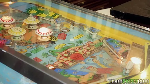 Scarlett Mae   Teen Pinball Wizard Hits The Creampie Jackpot