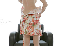 Solo Hottie Plays With Her Shaved Pink Cookie In A Solo Action