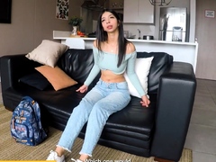 Amateur Latina Teen Gets Hardcore Anal Doggy