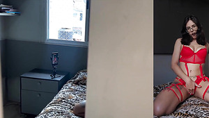 Seductive Brunette Turns On Innocent Stepson And Gets Anal Creampied