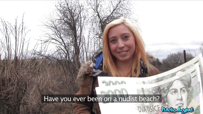 Czech Babe Cheats Boyfriend For Money