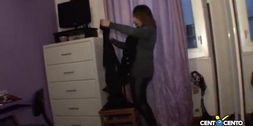 Horny Italian MILF Veronica Rossi Masked Orgy With Alex Magni   Hairy Pussy Eating & Blowjob In HD