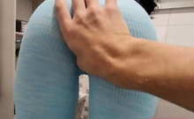 Cheating Brunette Gets Creampied By Husband's Friend At A Pa