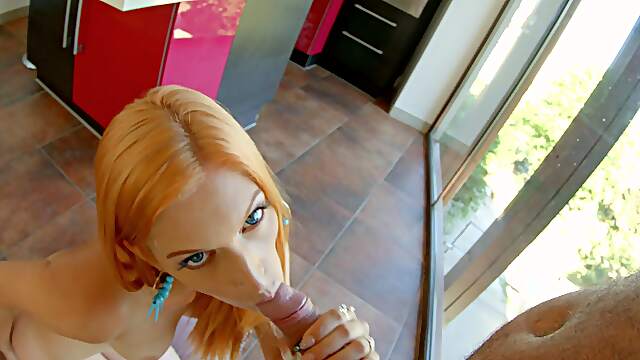 Redheaded MILF In HD Gets Her Tight Ass Pounded And Suck Cock In POV