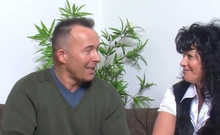 German Wife Persuaded To Cheat On The Street