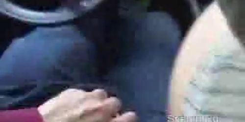 In Car On Street