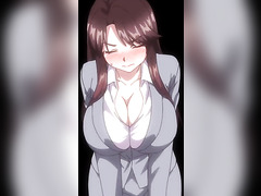 Hot Secretary Girl With Huge Boobs Fucks With Her Boss In His Car   Hentai