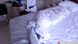 Lovely Petite Small Titted Asian MILF Gets Her Tight Muff Pounded Hard At All Angles With Hefty BWC