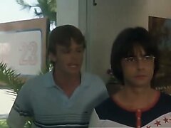 French Vintage Two Guys In A Naturist Resort