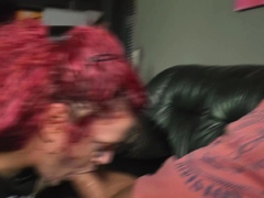 German Redhead BBW Milf Neighbor Approached And Fucked