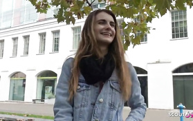 German Teen Picked Up On The Street And Banged Indoors