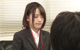 Little Japanese Secretary Gets Roughly Pounded After The Meeting