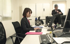 Little Japanese Secretary Gets Roughly Pounded After The Meeting