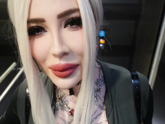 Hot Blonde Bimbo Slut Stops The Elevator To Give Me A Deep Blowjob