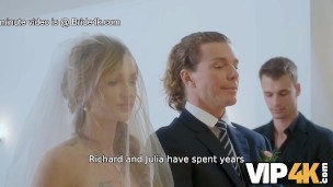 VIP4K. Olivia Sparkle In A Wedding Dress And Veil Caught On Camera Fucking