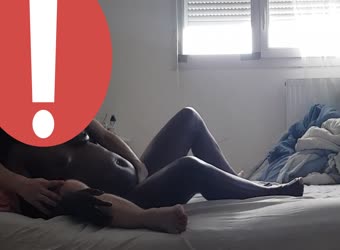 Cheating French African Wife Getting Masturbated