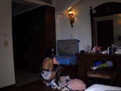 Busty Thai MILF In Uniform Fucks Master