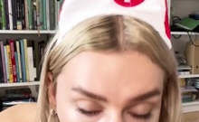 Nurse Halli N Lover Sucks And Fucks Thick Dick