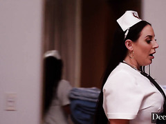 Slutty Busty Nurse Angela White Cures A Patient With Her Anal Hole