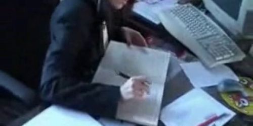 Blowjob At The Office