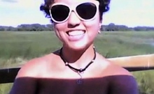 Office Worker Blows Her Boss Outdoors