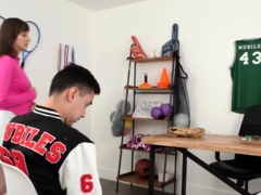 Coach Lexi Luna Seduces A Student In Her Office For A Hard
