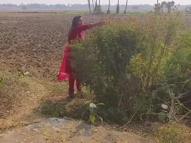 Watch This Indian Wifey Suck And Fuck Like A Pro In A Village Outdoor Scene